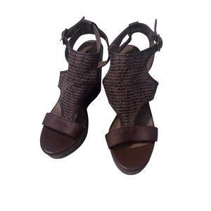 Lucky Brand Women's Brown Wedges Size 7.5